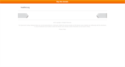 Desktop Screenshot of healfirst.org